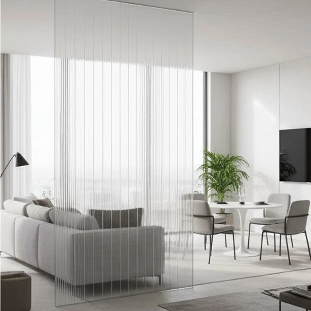 Strong Tempered Artistic Acid-Etched Glass with Tailored Prints for Your Furniture