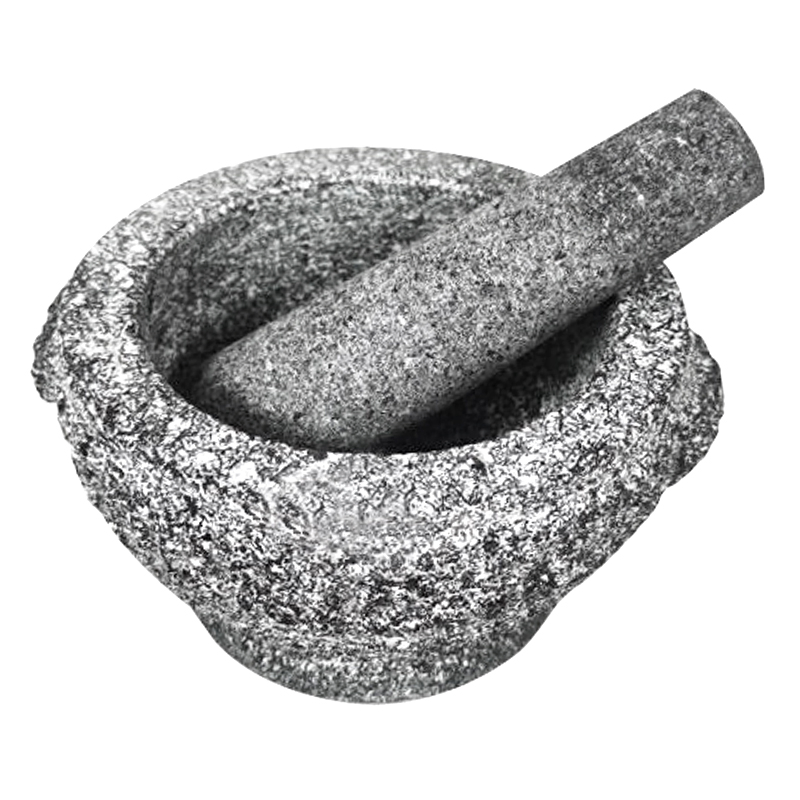 Ступка и пестик из гранита 13x8 см