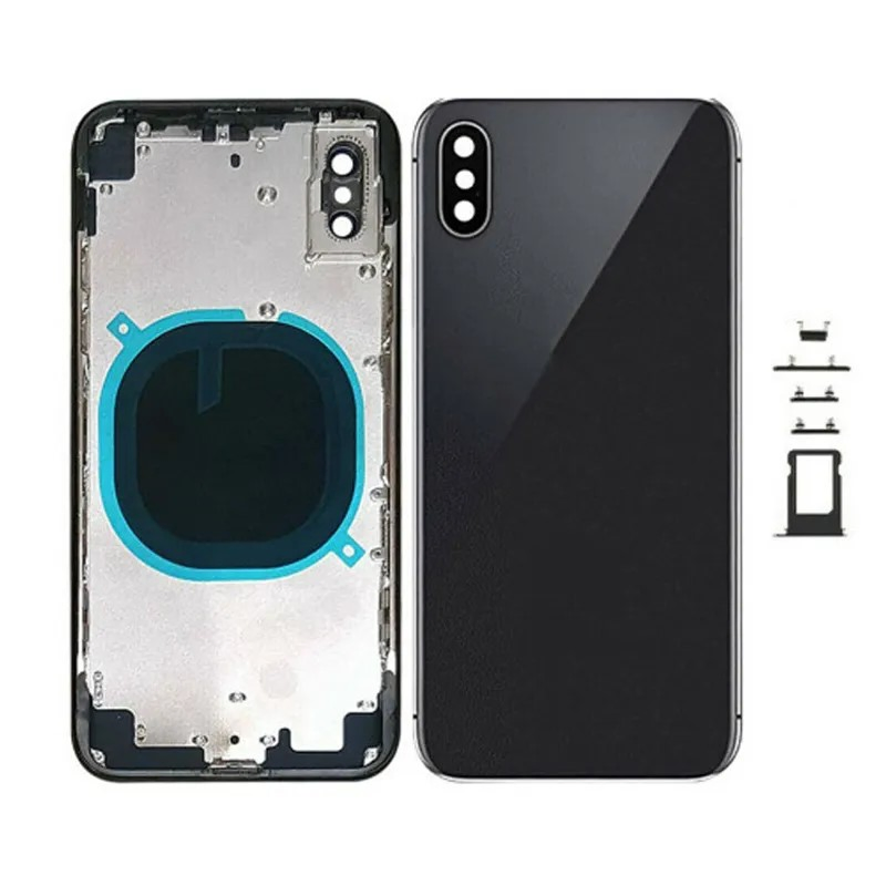 Корпусная сборка iPhone X с защитным стеклом