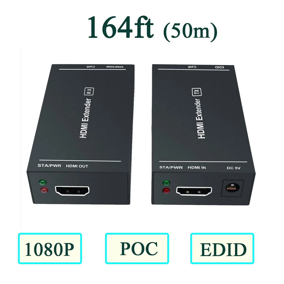 HDMI-удлинитель 1080P@60Hz с локальным выходом, 50м по витой паре