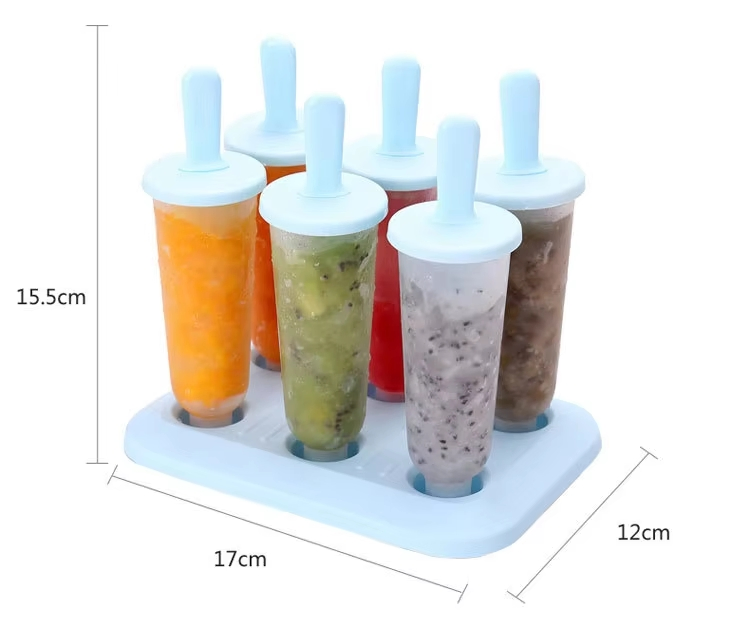 Форма для ледяных конфет Ice Pop Mould, 6 ячеек