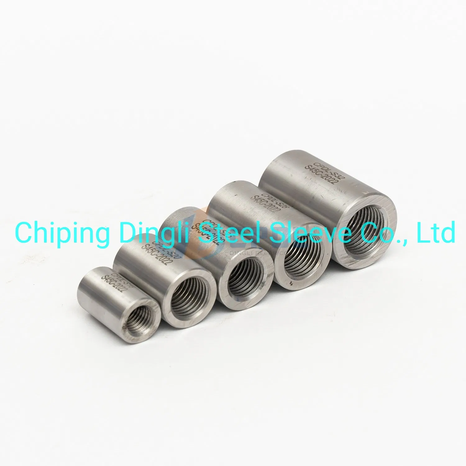 Threaded Rebar Mechanical Connector Coupler in Building Material Rebar Coupler12-40mm