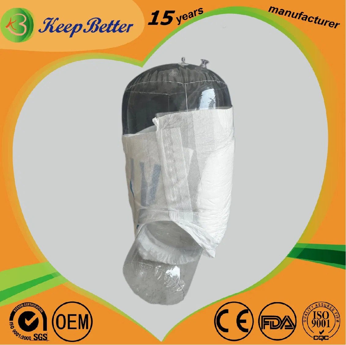 Disposable Adult Diapers T-Shape or S-Cut