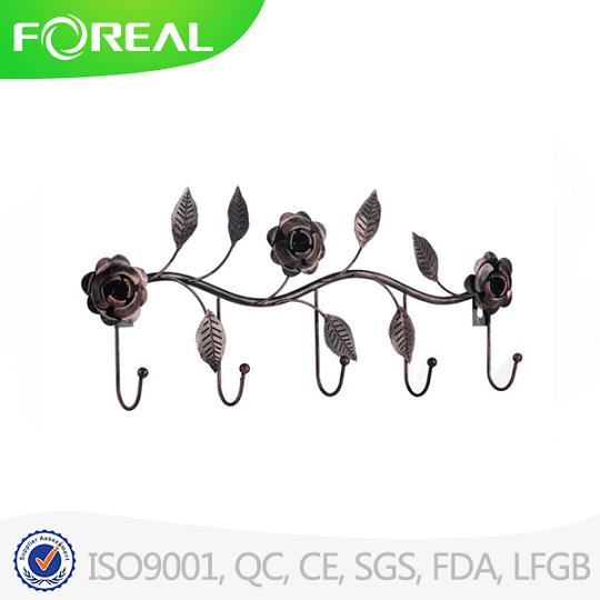 Shabby Chic Brozne Powder Coating Wall Mounted Clothes Hook