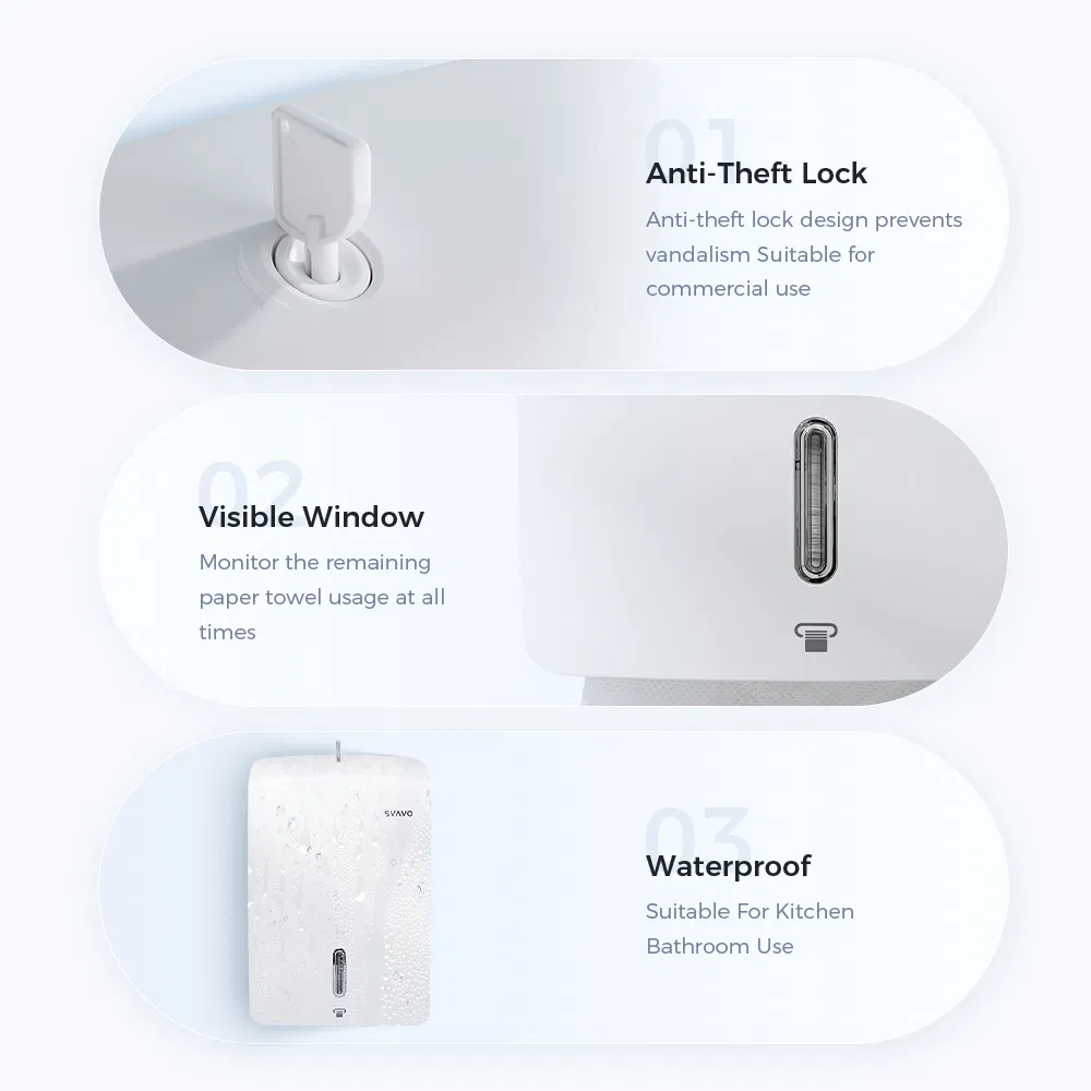 Настенный диспенсер для бумажных полотенец Svavo