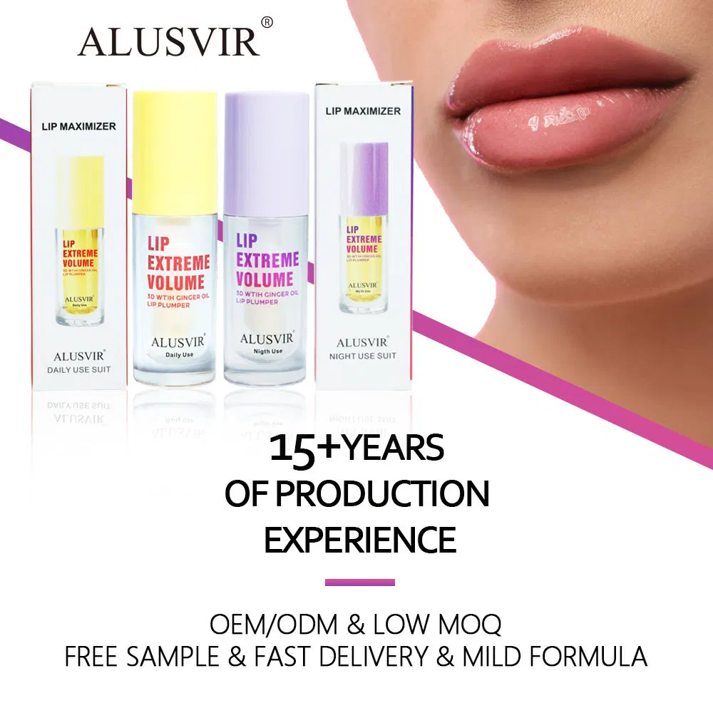 Ready to Ship Long Lasting Lip Plumper Oil Gloss Transparent Color Light