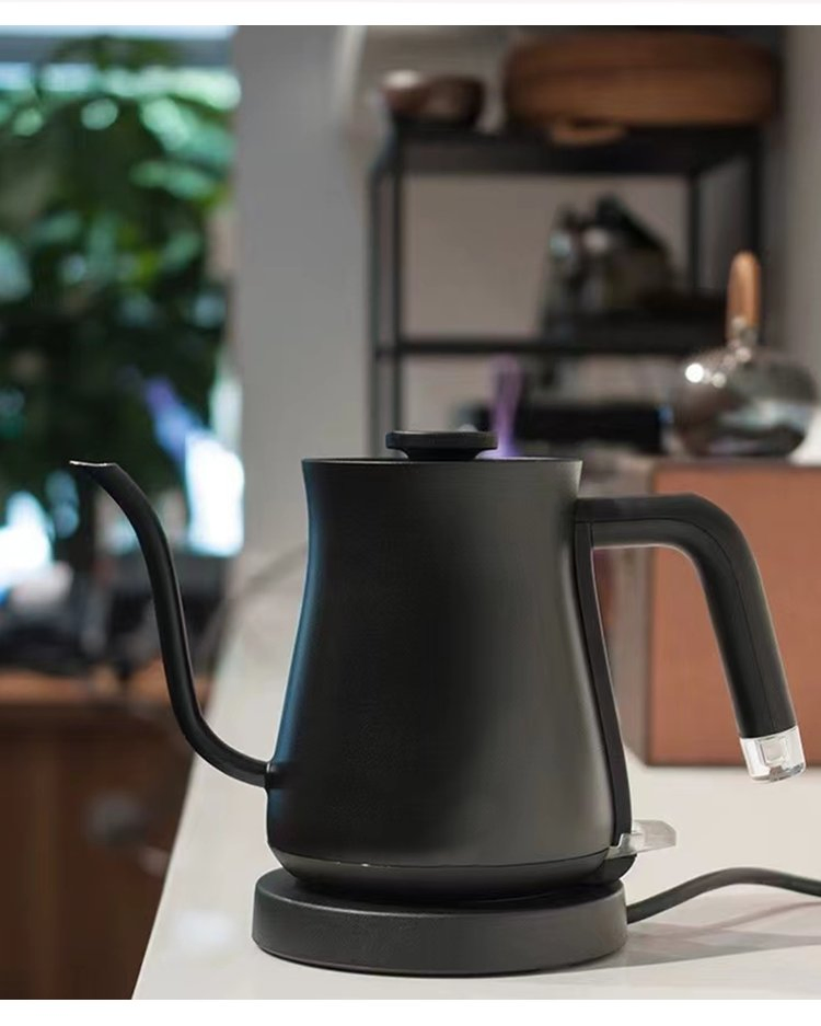 700ml 1350W Mechanical Electric Kettles Coffee Pot Anti-Hot Setting Gooseneck Kettles Arabic Coffee Pot Dallah