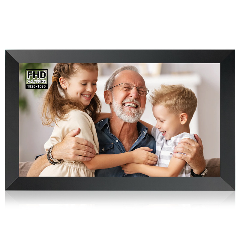 15.6-Inch Smart WiFi Digital HD Electronic Picture Video Player Cloud Photo Frame