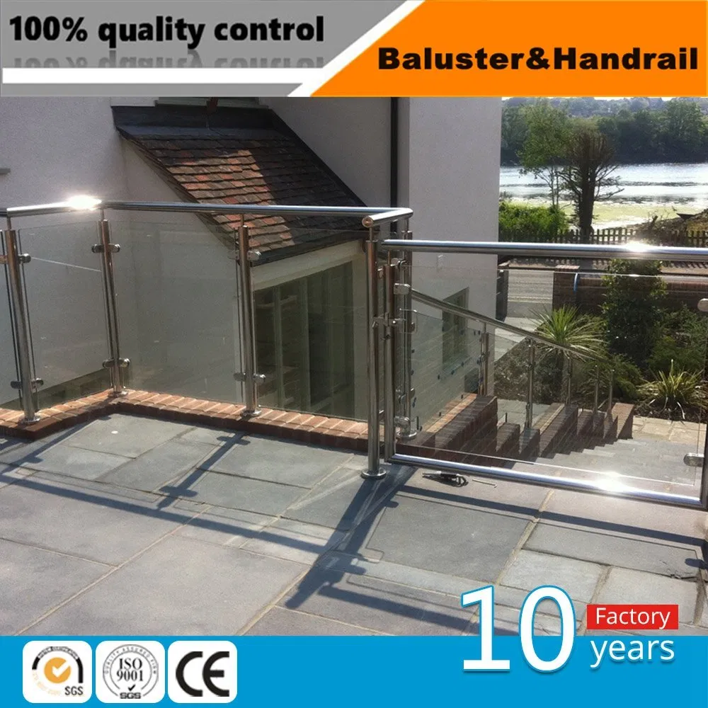 Residential Indoor Stainless Steel Balcony Stair Handrail for Building