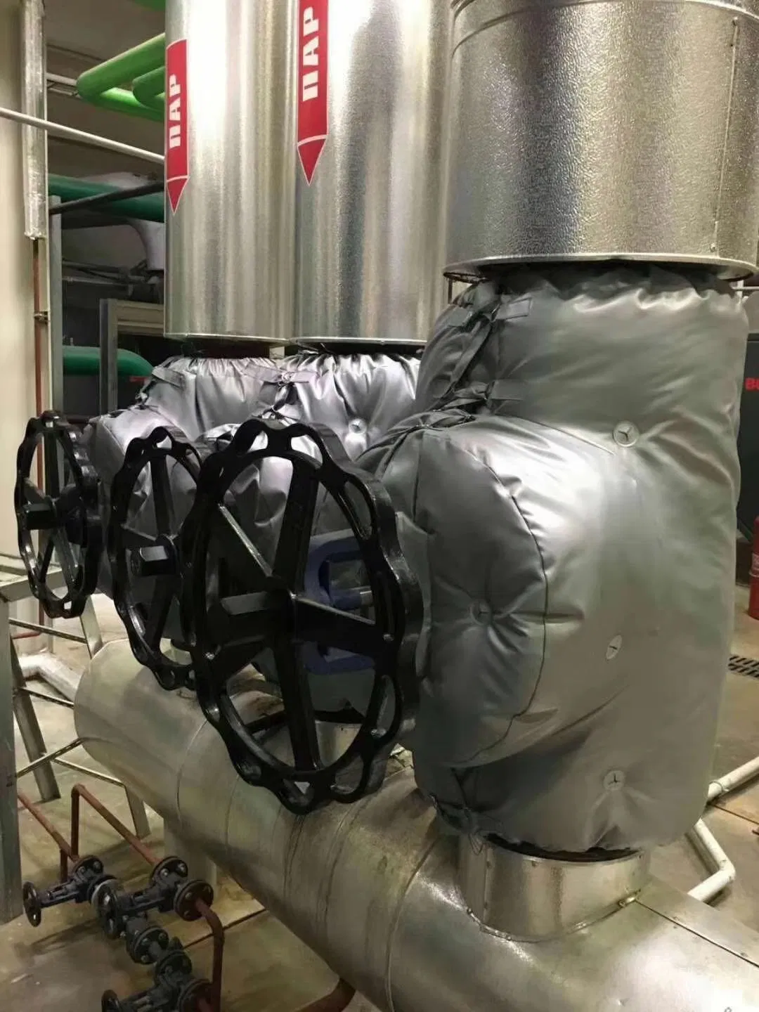 Silicone Coating Fabric Insulation Blanket for Smoke Filter