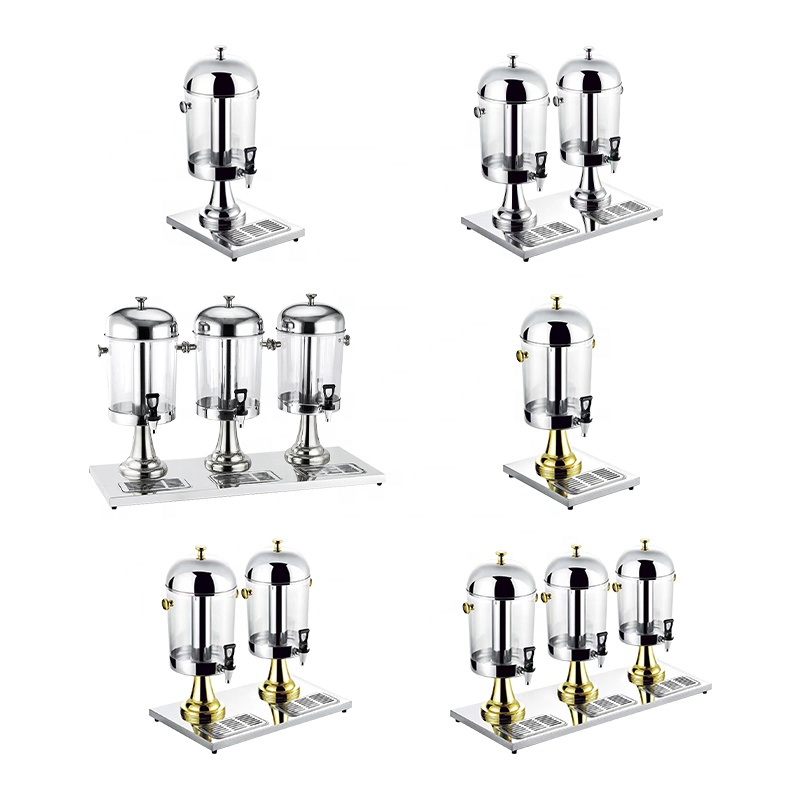 Wholesale 8/16/24L Buffet Equipment Stainless Steel Drink Fruit Juice Dispenser