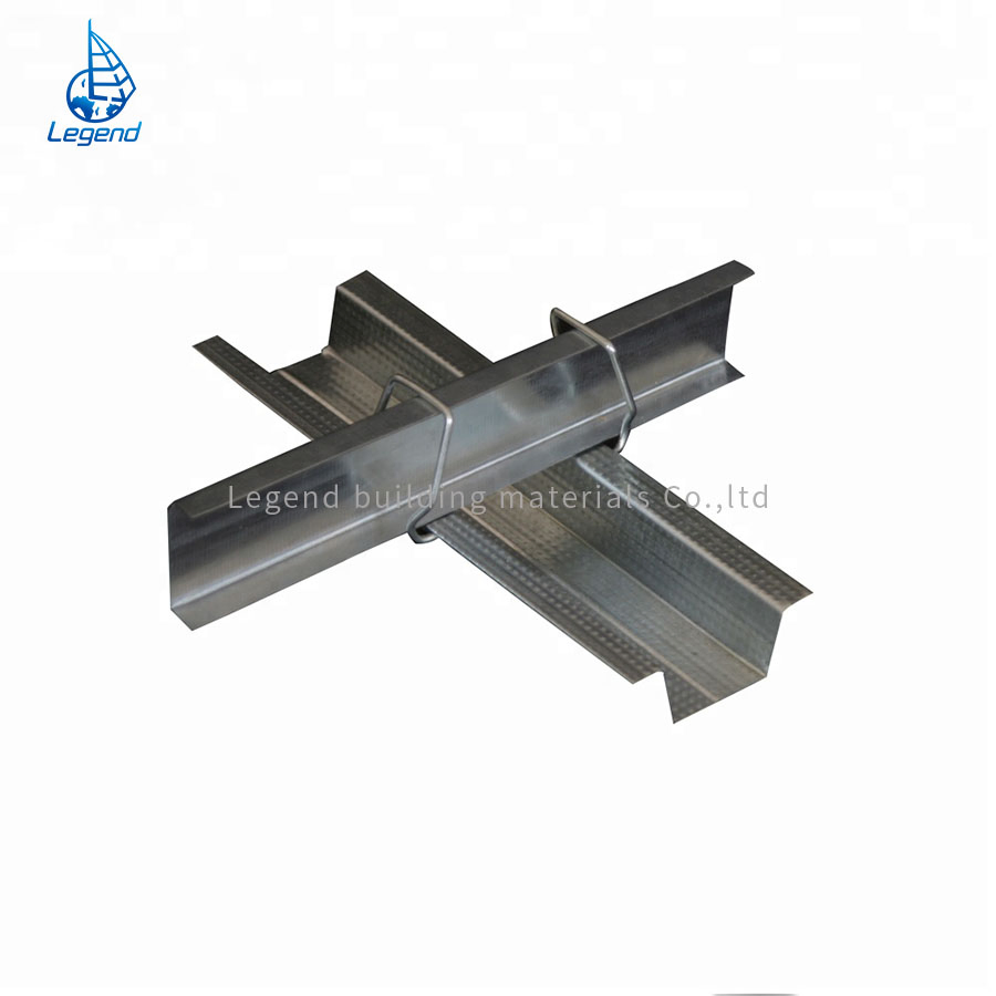 Metal Framing /Steel Profile Metal Stud Track /Omega Furring Channel Gypsum False Dropped Suspended Ceiling System