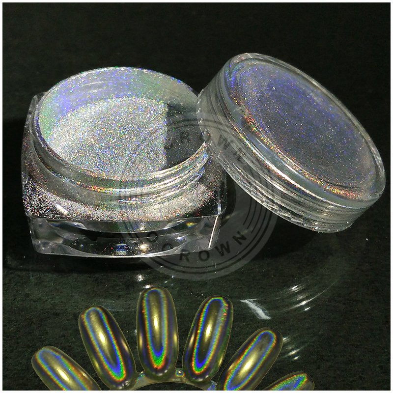 Laser Holographic Pigment Flakes Holographic Unicorn Powder for Nails