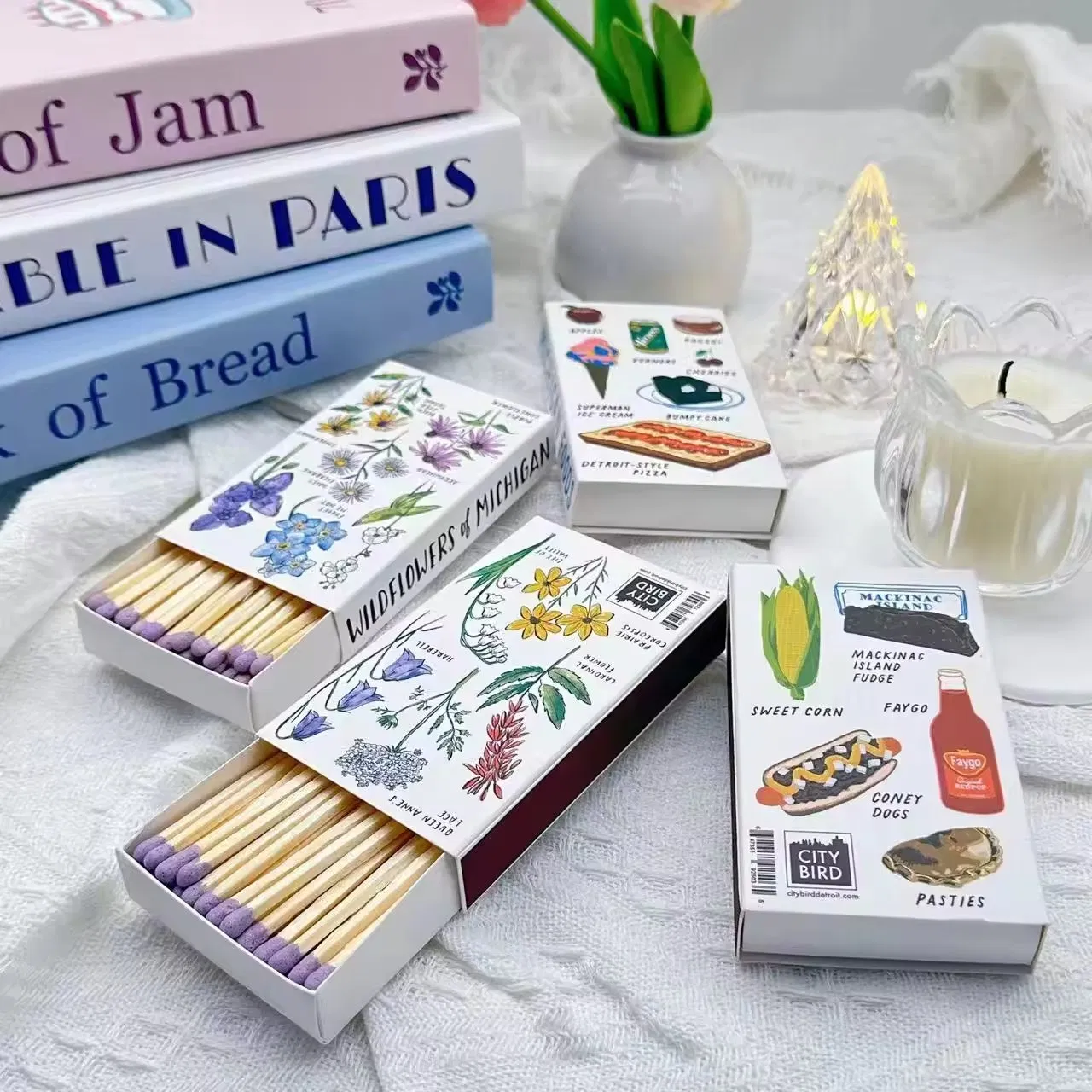 Personalized Logo Decoration Home Match New Customized Stick Safety Customized Matches