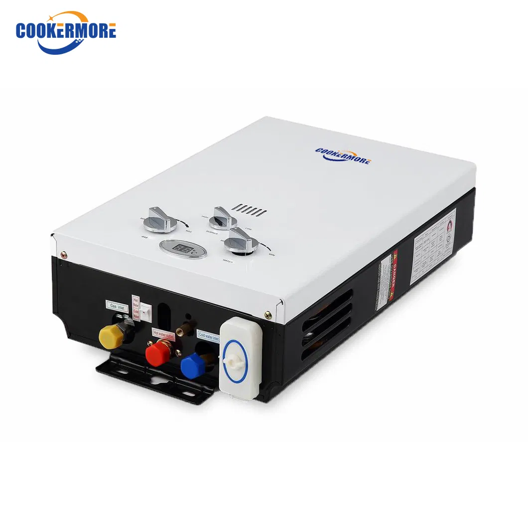Hot Selling Colorful Indoor Connector Safety Propane Low Water Pressure Prices Gas Geyser Hot Water Heater for Shower