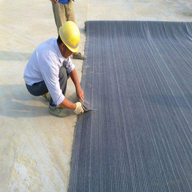 Bentonite Coated Geotextile Mat Waterproof Blanket Geosynthetic Clay Liner Gcl