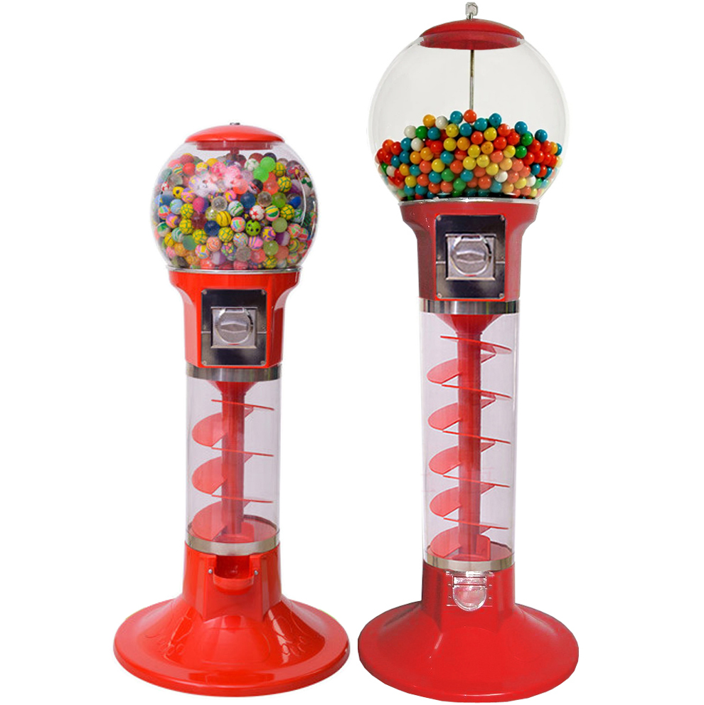 Large Spiral Bouncy Ball & Gumball Vending Machine (TR701)