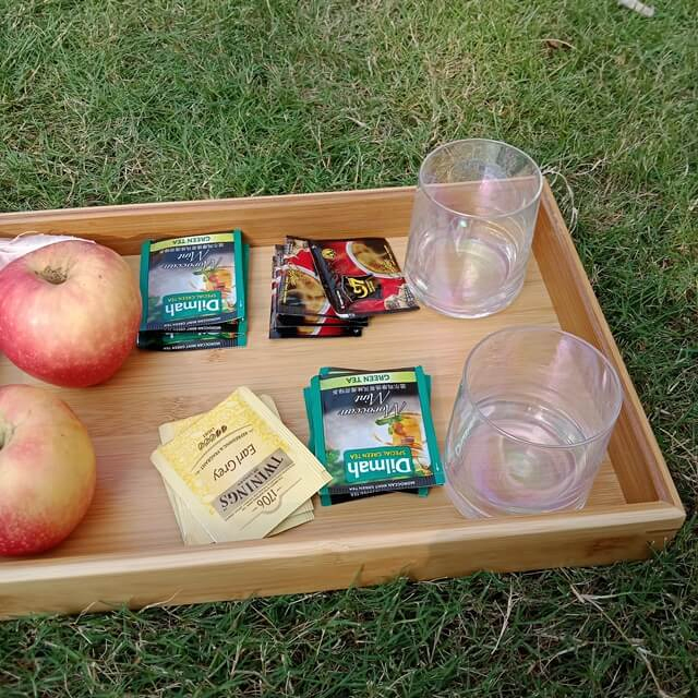 Бамбуковая доска для пиццы и стейков