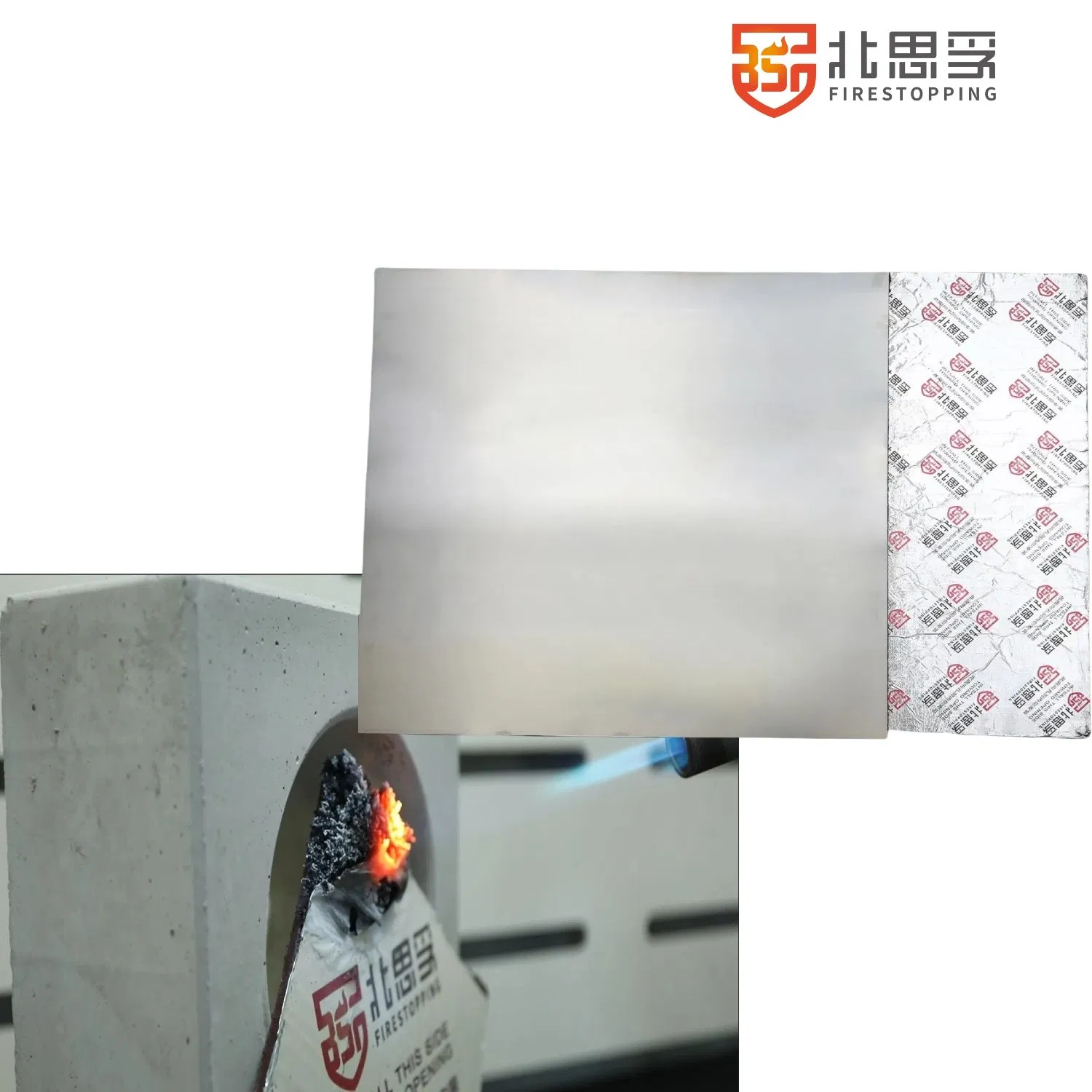Intumescent Fireproof Board for Construction Firep Barrier