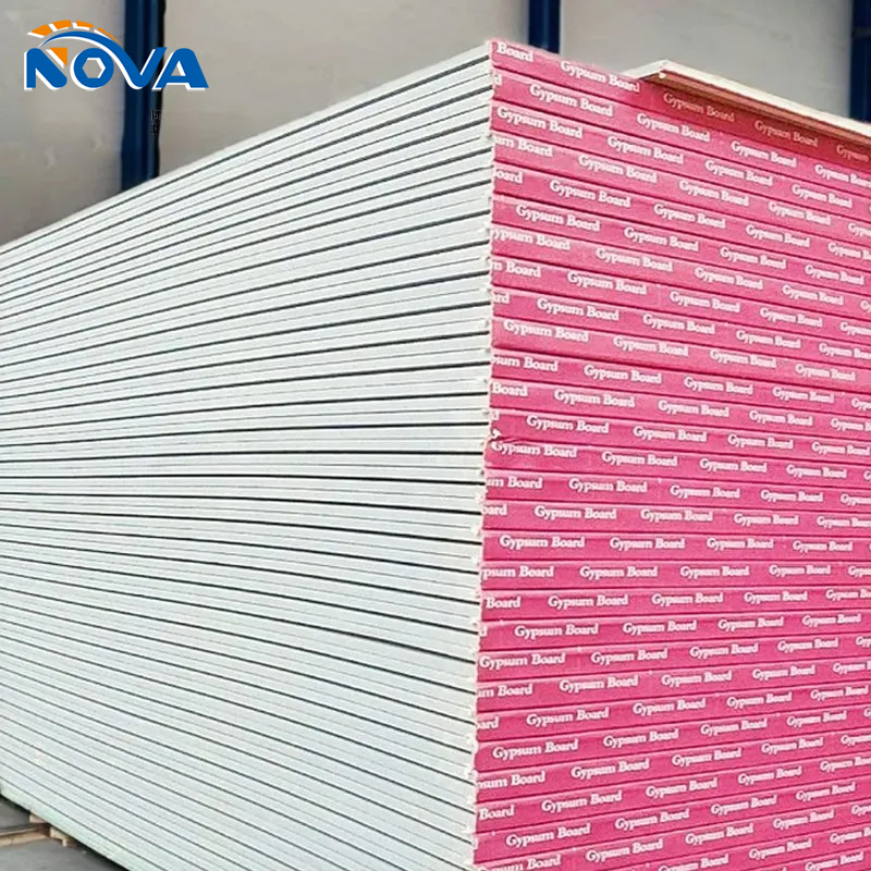 Waterproof Drywall 12mm Plaster Board Dry Wall Plain Gysum Board 2400mmx1200mm Ceiling