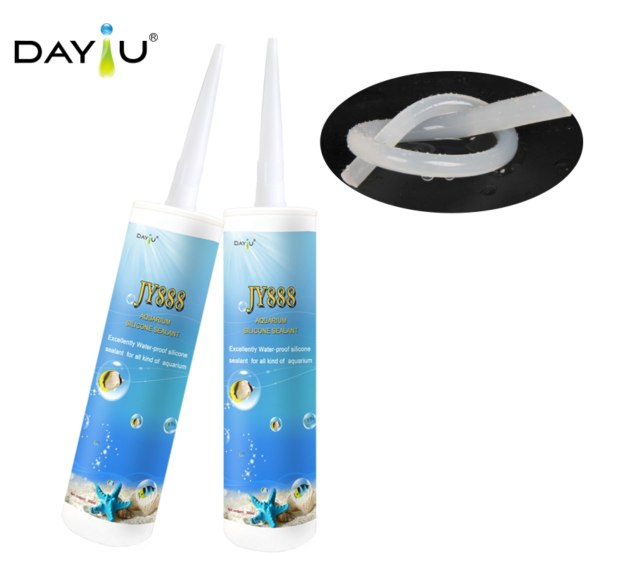 Custom Packaging Design Waterproof Silicone Sealant Tube for Fish Tank Aquarium