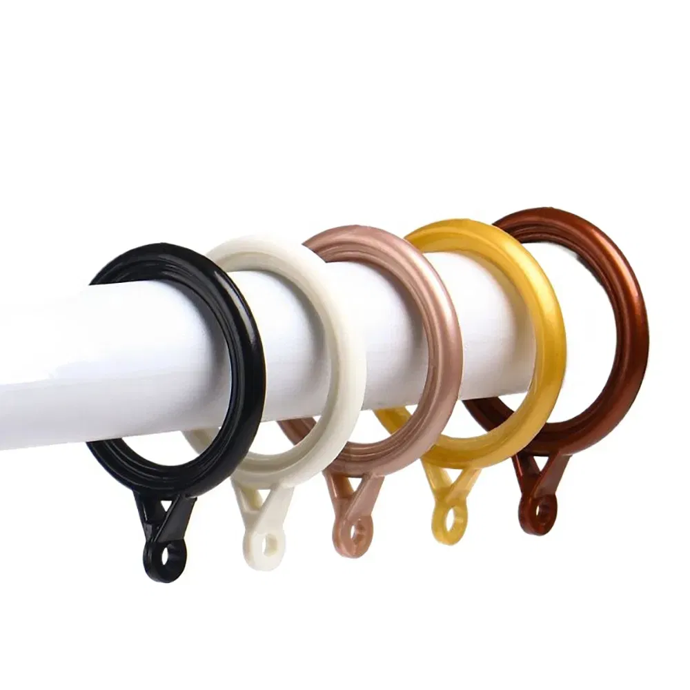 Whisper Quiet Curtain Hooks for Roman Rods Window Accessory
