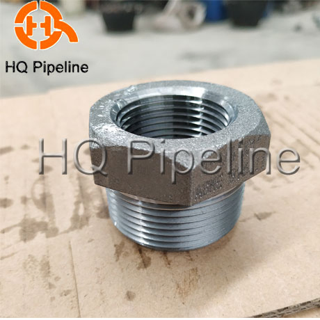 Forged Steel Thread Pipe Fittings/A105 NPT Threaded Hexagon Bushing