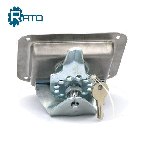 Stainless Steel Folding T Handle Tool Box Latch Paddle Truck Door Tool Box Lock