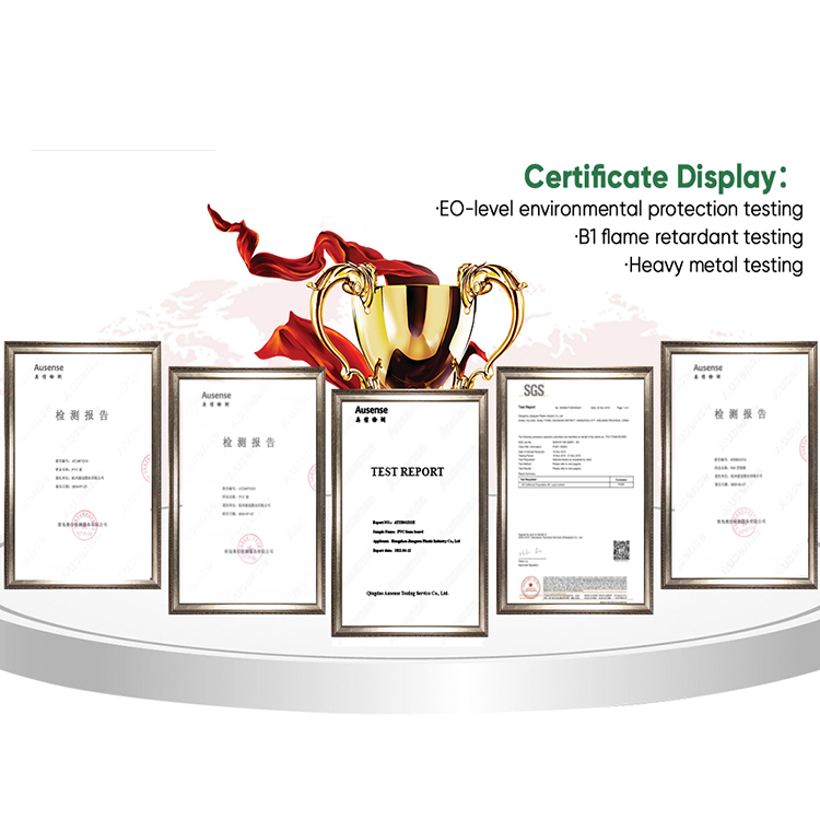 China Manufacturer WPC Celuka Foam Board PVC Foam Board Wall Panel