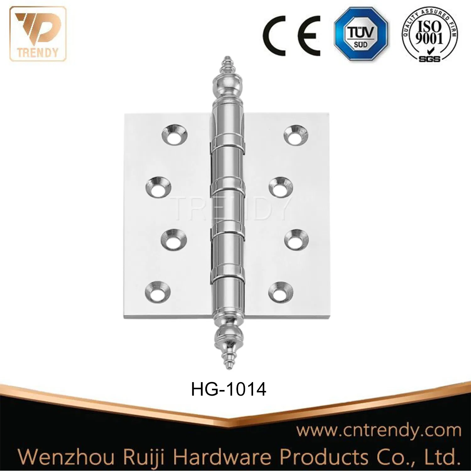 High Quality Ball Bearing Brass Hinge for Wooden Doors Window Furniture Hinge (HG-1012)