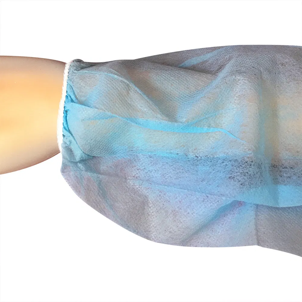 Disposable Blue PP Oversleeves Sleeve Cover with Elastic