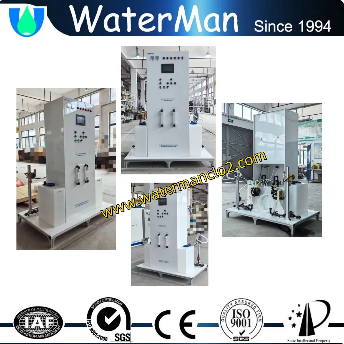 PLC Automatic Chlorine Dioxide Generator Capacity 100g/H Cpf-100e