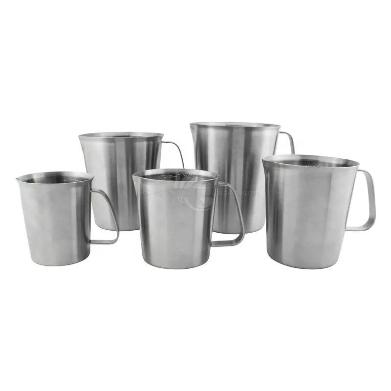 Baking Kitchen Stainless Steel 10oz - 50oz Measuring Cup Cooking Measure Milk Liquid Jug Unique Measuring Pitcher
