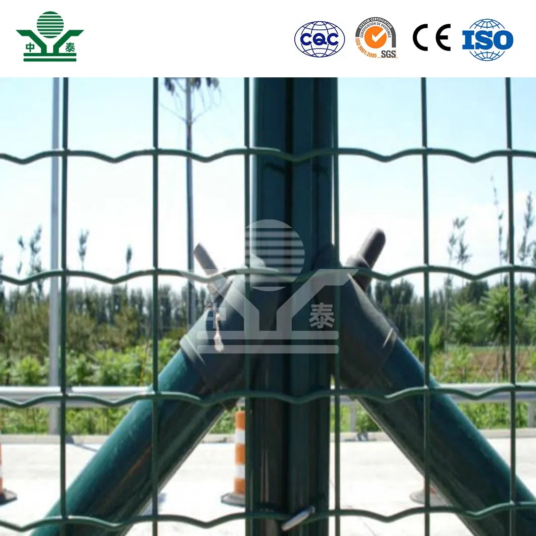 Zhongtai Plastic Coated Dutch Fence China Manufacturing Stadium Fence Wire Mesh 2X3 Inch Dutch Perimeter Fencing
