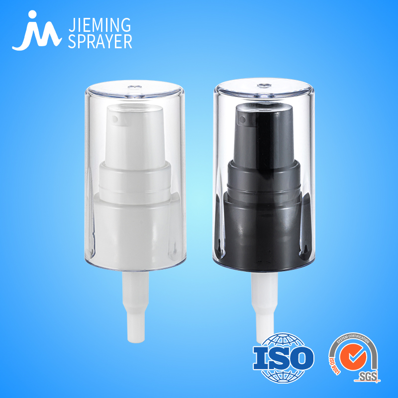 Hot Sale Cosmetic Bottle Cream Treatment Pump Aluminum Plastic 18mm 20mm 22mm 24mm Plastic Serum Pump
