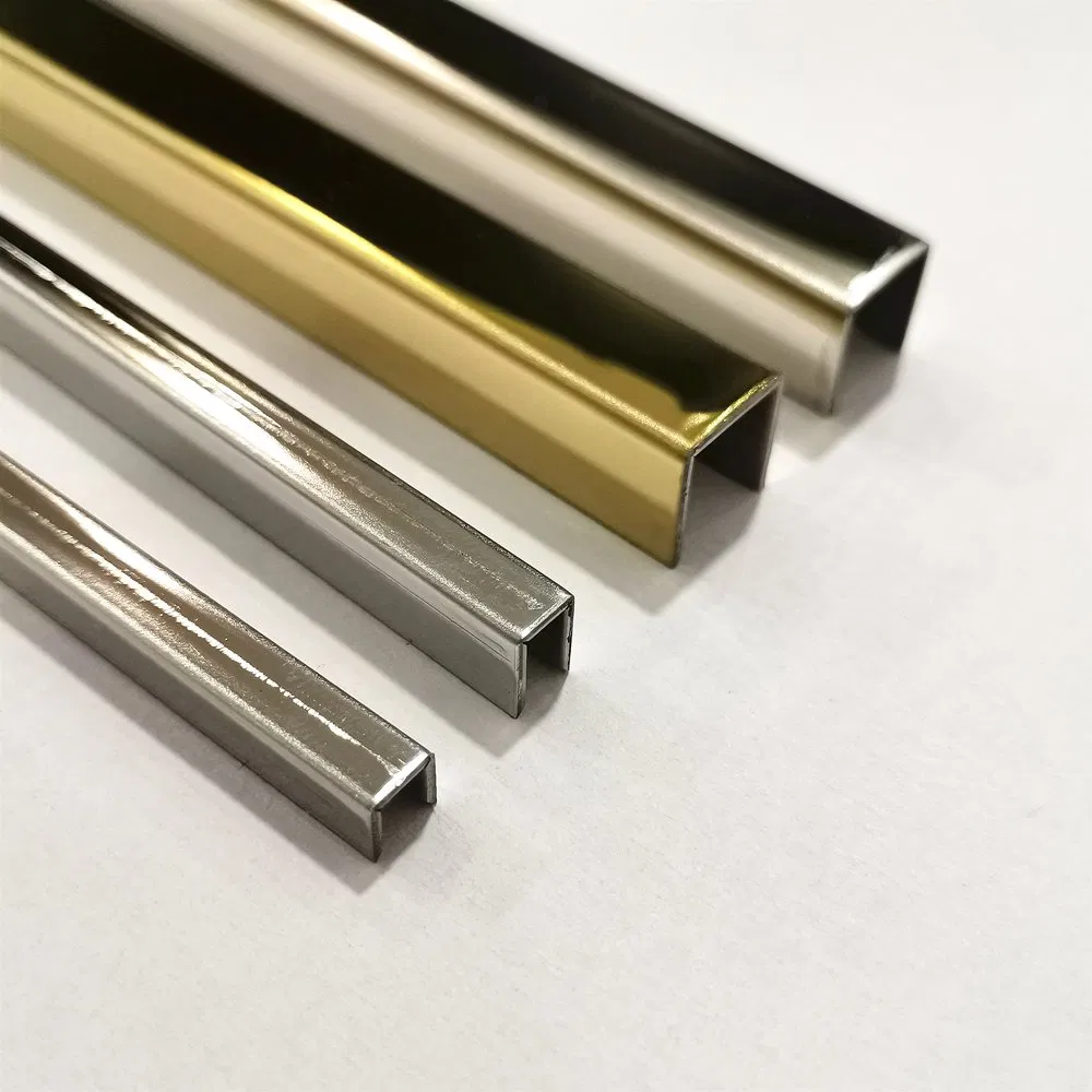 Metal Trim on Wall Inlay Trim Stainless Steel Flat Bar for Wall Decoration Strip