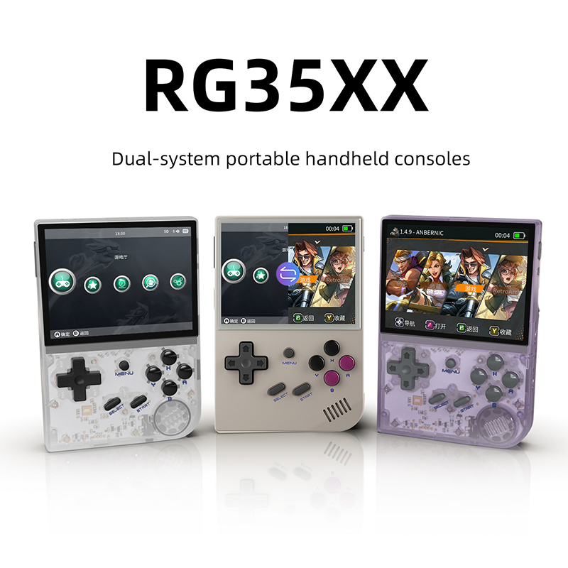Popular New Gaming Players Rg35xx 3.5 Inch Vertical Kids Adult Handheld Retro Video Game Console