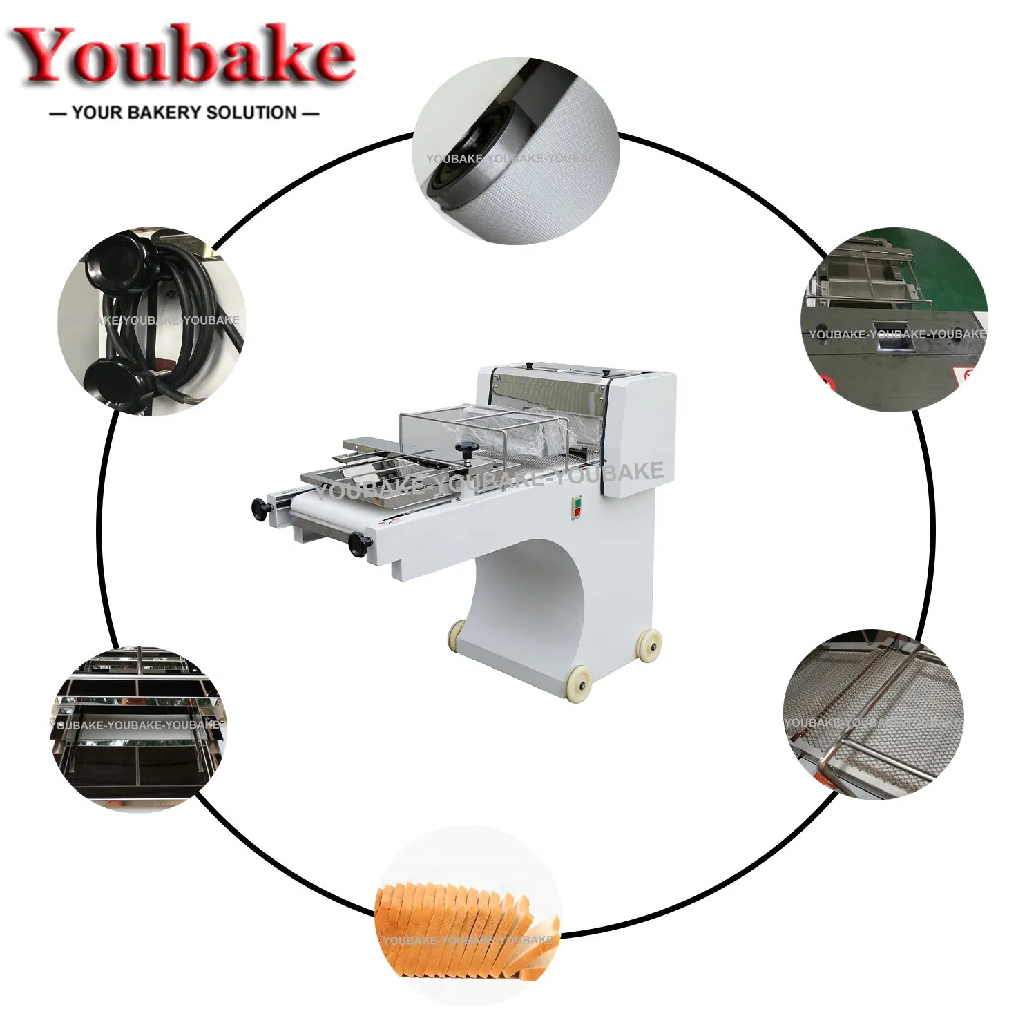 Compact Mini Bakery Toast Moulder for Efficient Baking