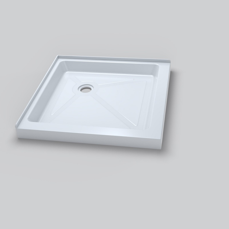 Hot Sale Anti-Slip Texture Freestanding Walk in Acrylic Shower Tray