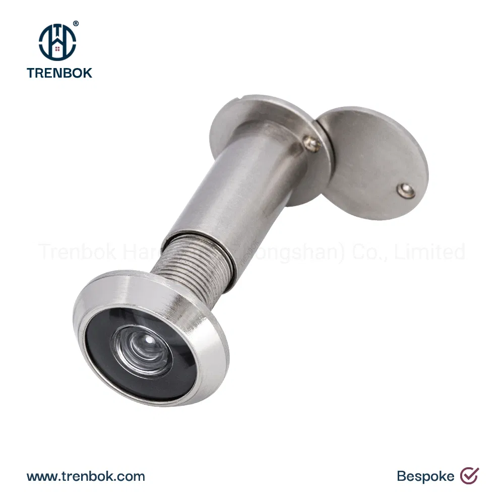 Ironmongery Supplier Brushed Nickel Arylic Lens Zinc Alloy Door Eye Viewer