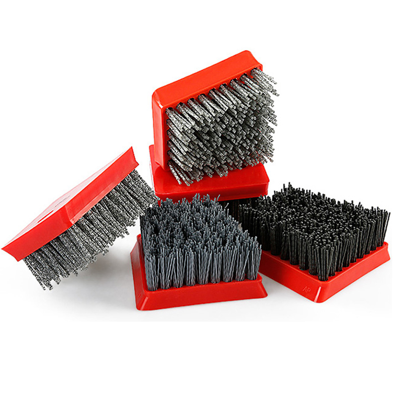 Diamond Abrasive Polishing Brushes Fickert Strong Steel Wire Brushes for Polishing Antique Granite/Marble