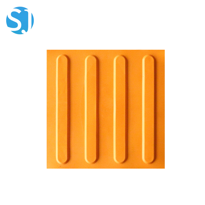 Self Adhesive PVC Tactile Paving Tile Non Slip Tgsi Detectable Warning Ground Surface Indicator