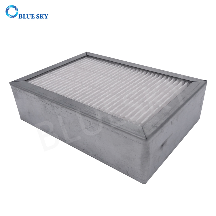 Customized Metal Frame Melt-Blown Mini Pleated Filters for Air Purifier Parts