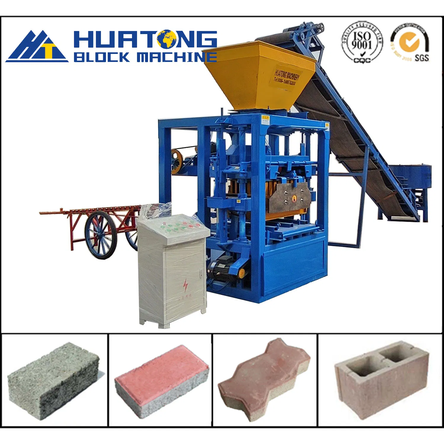 Qt4-26 Concret Brick Making Machine with Cheap Price