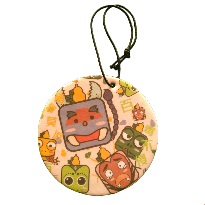 Custom Fragrances Hanging Paper Freshener for Home Use