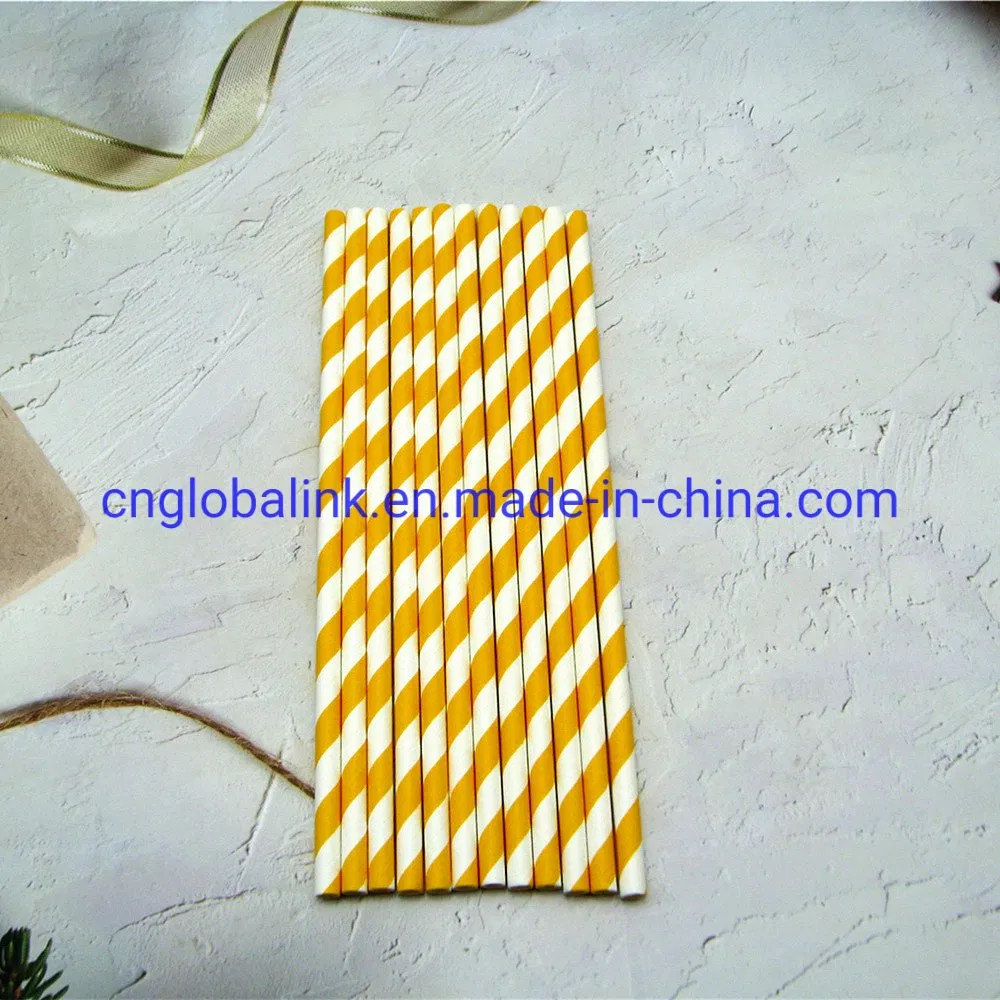 Biodegradable Paper Drinking Straw with Color Printing