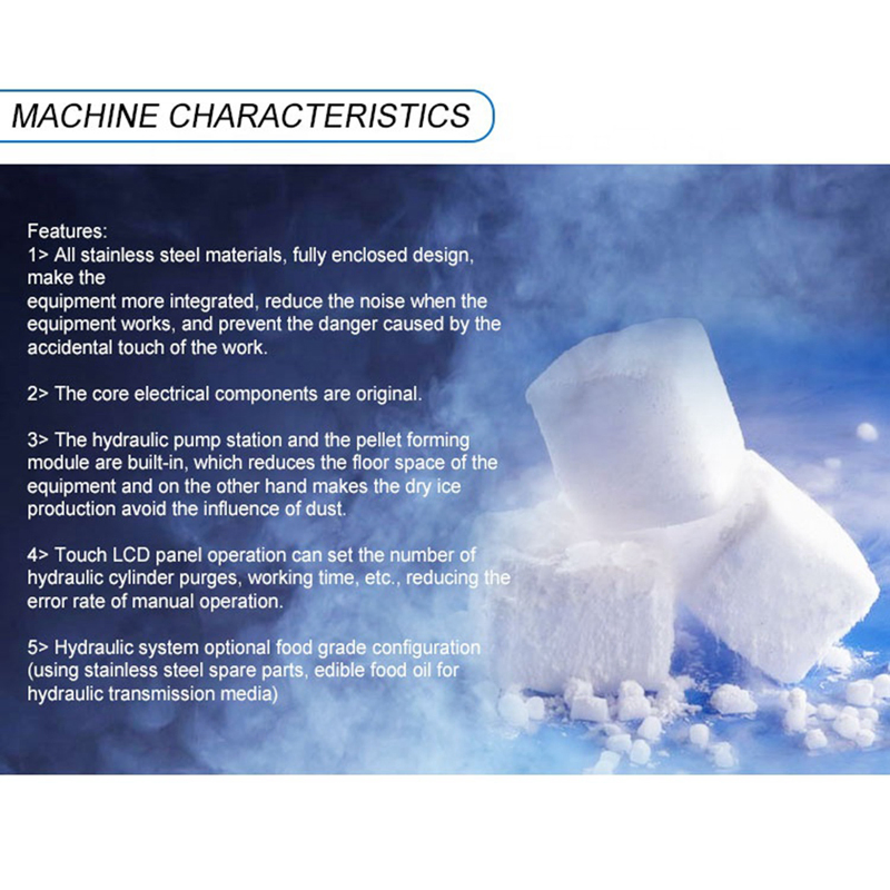 OEM Small Scale Dry Ice Block Making Machine Dry Ice Block Maker