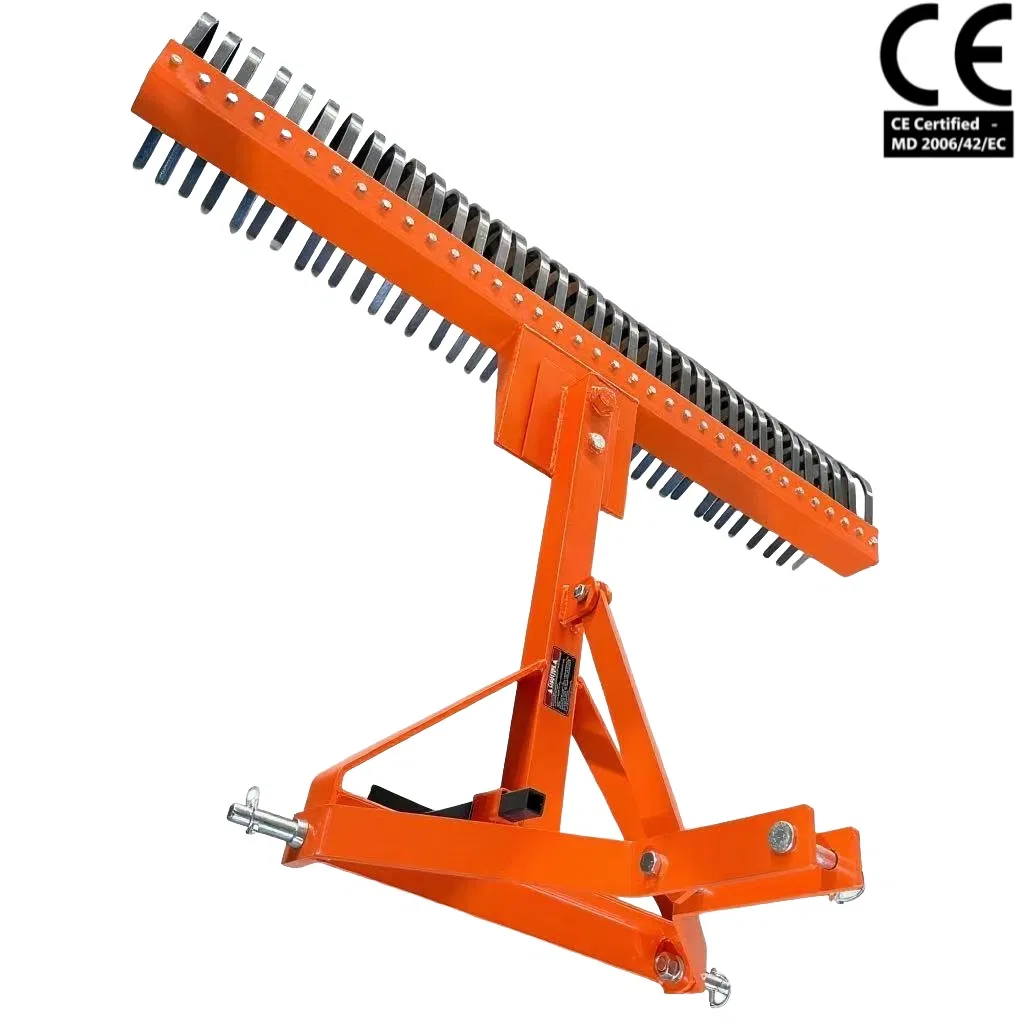 Versatile 3PT Garden Rake for Hay and Leaf Collection
