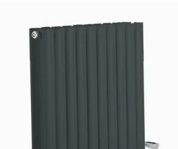 Height Black Aluminum Flat Vertical Panel Radiator Hot Water Heating Radiator
