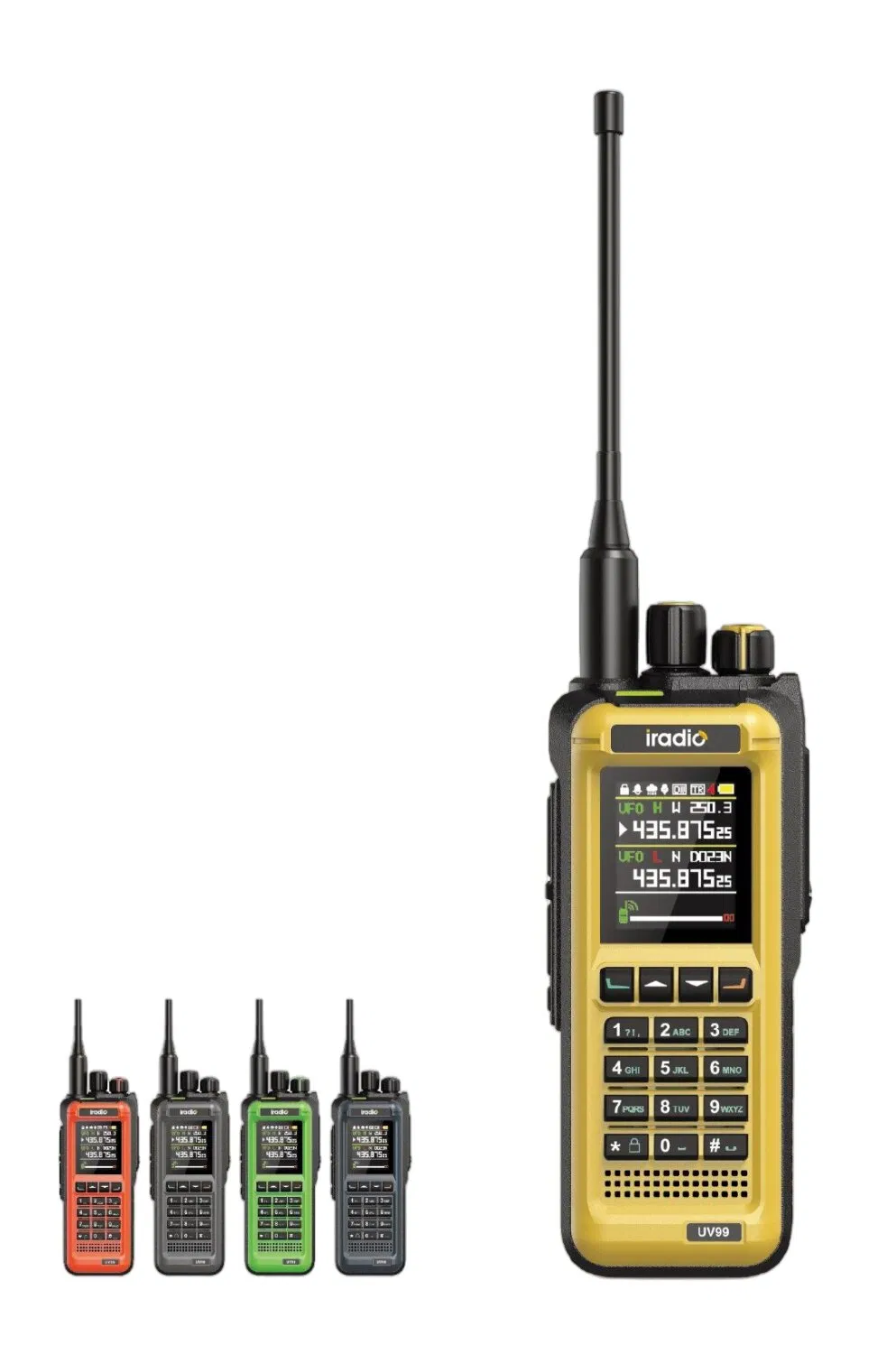 UV99 Multi-Range Dual Standby Handheld Two Way Radio with 1024 Channels